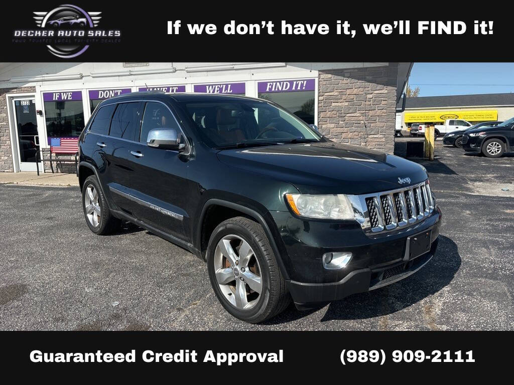 2012 Jeep Grand Cherokee for sale at DECKER AUTO SALES in Bay City, MI