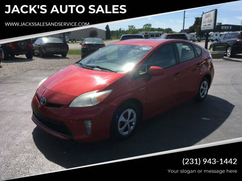 2013 Toyota Prius for sale at JACK'S AUTO SALES in Traverse City MI