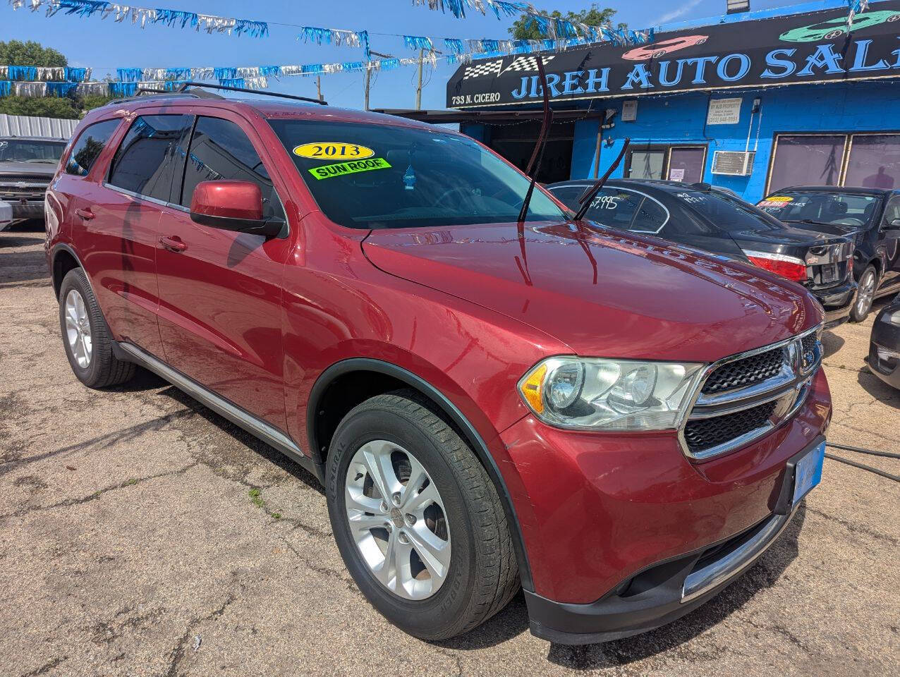 Red 2013 Dodge Durango SXT AWD SXT 4dr SUV 2