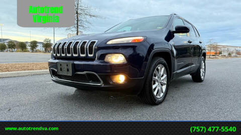 2015 Jeep Cherokee for sale at Autotrend Virginia in Virginia Beach VA