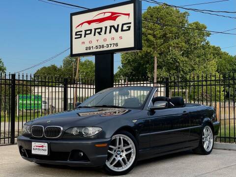 2006 BMW 3 Series for sale at Spring Motors in Spring TX