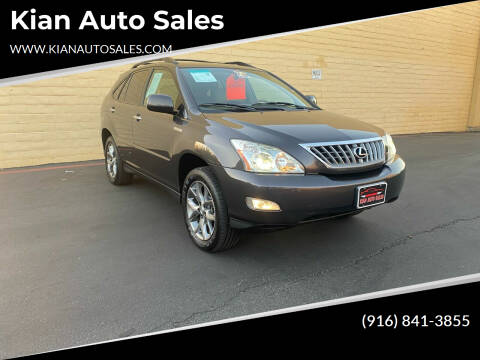 2009 Lexus RX 350 for sale at Kian Auto Sales in Sacramento CA