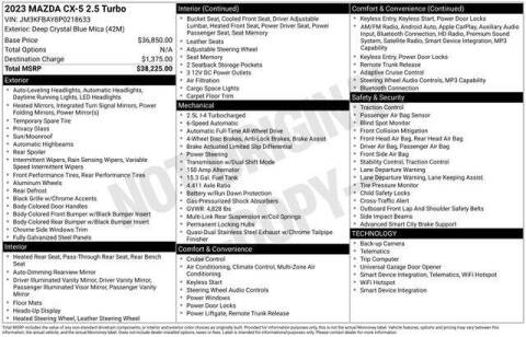 2023 Mazda CX-5 2.5 Turbo