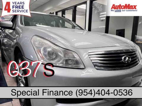 2009 Infiniti G37 Sedan for sale at Auto Max in Hollywood FL