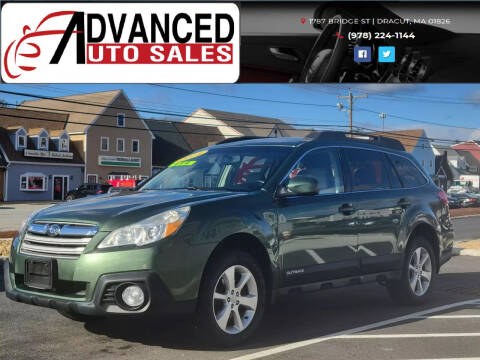 2014 Subaru Outback for sale at Advanced Auto Sales in Dracut MA