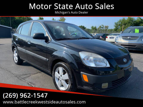 2008 Kia Rio5 for sale at Motor State Auto Sales in Battle Creek MI