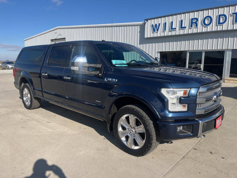 Used 2016 Ford F-150 Platinum with VIN 1FTFW1EG7GFB01807 for sale in Chamberlain, SD