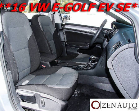 2016 Volkswagen e-Golf SE