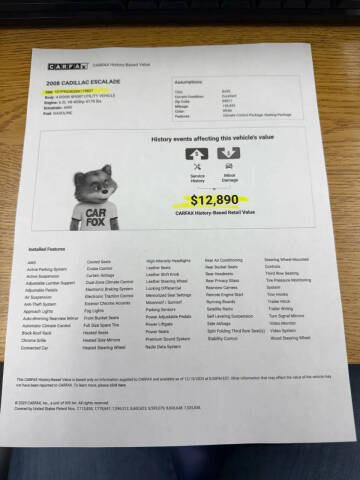 2008 Cadillac Escalade