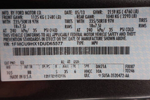 2013 Ford Escape SEL