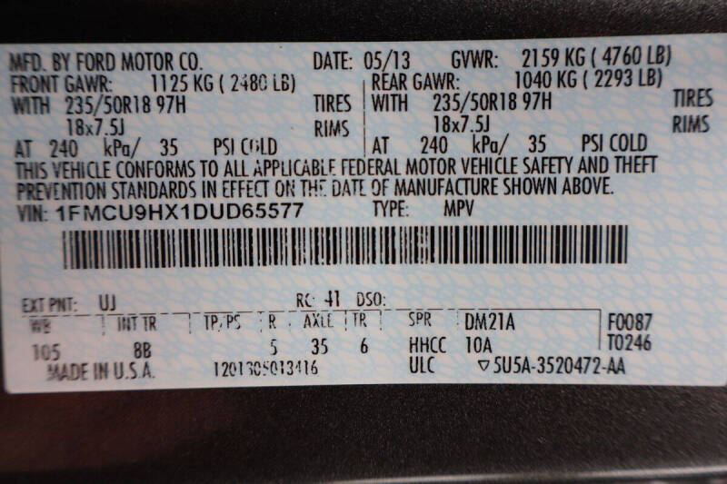 2013 Ford Escape SEL