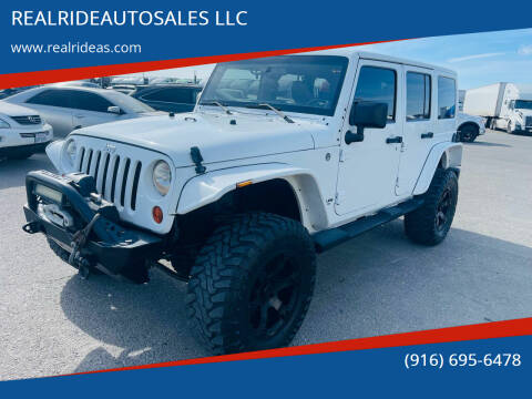 2012 Jeep Wrangler Unlimited for sale at REALRIDEAUTOSALES LLC in Sacramento CA