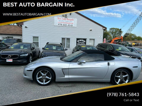 2013 Chevrolet Corvette for sale at BEST AUTO BARGAIN inc. in Lowell MA
