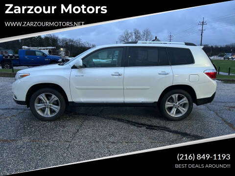 2011 Toyota Highlander for sale at Zarzour Motors in Chesterland OH