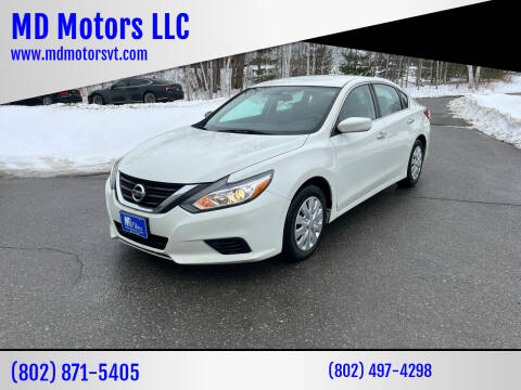 2017 Nissan Altima for sale at MD Motors LLC in Williston VT