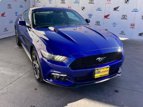 2016 Ford Mustang for sale at Cars Unlimited of Santa Ana in Santa Ana CA