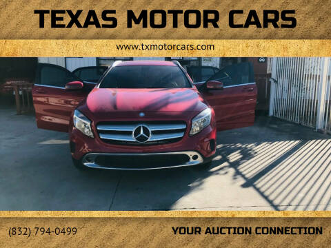 2015 Mercedes-Benz GLA for sale at TEXAS MOTOR CARS in Houston TX