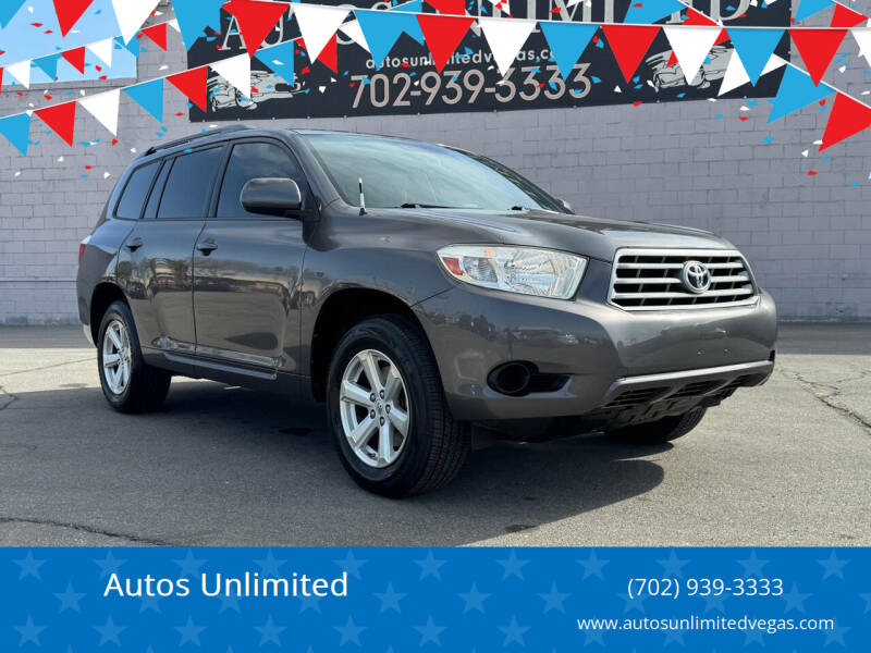 2009 Toyota Highlander for sale at Autos Unlimited in Las Vegas NV