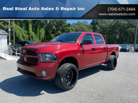 2013 RAM 1500 for sale at Real Steal Auto Sales & Repair Inc in Gastonia NC