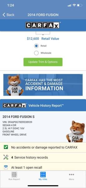 2014 Ford Fusion for sale in Pompano Beach, FL