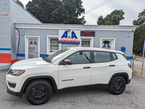 2018 Jeep Compass for sale at A&A Auto Sales in Fuquay Varina NC