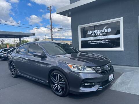 2016 Honda Accord for sale at Approved Autos in Sacramento CA