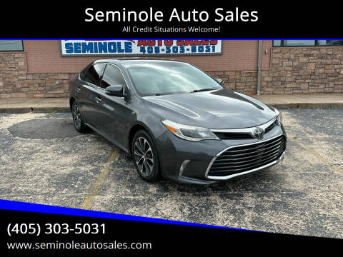 2017 Toyota Avalon for sale at Seminole Auto Sales in Seminole OK