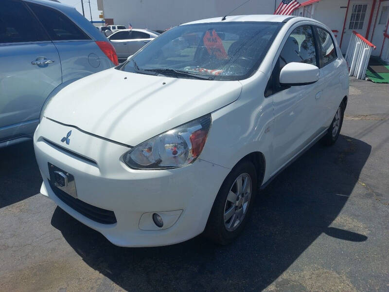 2014 Mitsubishi Mirage for sale at Alpha 1 Automotive Group in Hemet CA