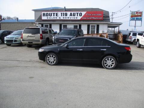 2012 Lincoln MKZ for sale at ROUTE 119 AUTO SALES & SVC in Homer City PA