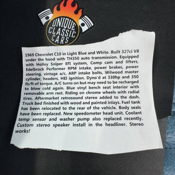 1969 Chevrolet C/K 10 Series