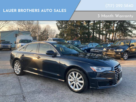 2016 Audi A6 for sale at LAUER BROTHERS AUTO SALES in Dover PA