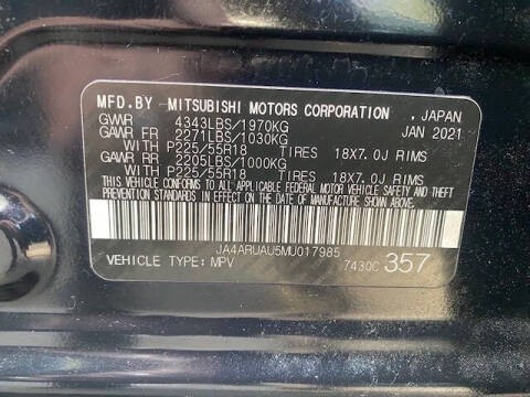 2021 Mitsubishi Outlander Sport SE