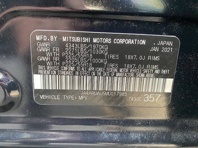 2021 Mitsubishi Outlander Sport SE