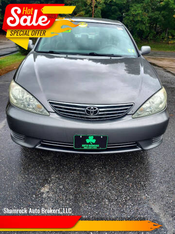 2005 Toyota Camry for sale at Shamrock Auto Brokers, LLC in Belmont NH