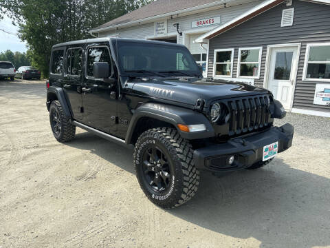 2021 Jeep Wrangler Unlimited for sale at M&A Auto in Newport VT