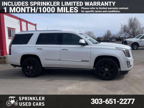2016 Cadillac Escalade for sale at Sprinkler Used Cars in Longmont CO