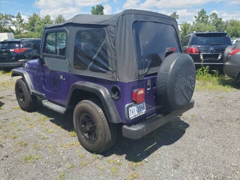2000 Jeep Wrangler for sale at M & M Auto Brokers in Chantilly VA