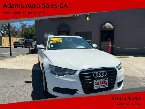 2013 Audi A6 for sale at Adams Auto Sales CA - Adams Auto Sales Roseville in Roseville CA
