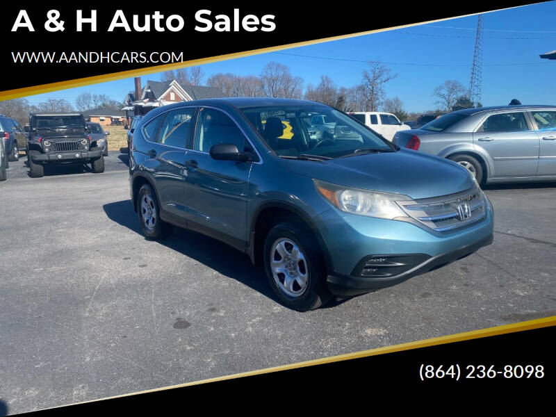 2014 Honda CR-V for sale at A & H Auto Sales in Greenville SC