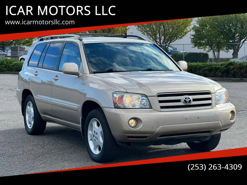 2005 Toyota Highlander for sale at ICAR MOTORS LLC in Auburn WA