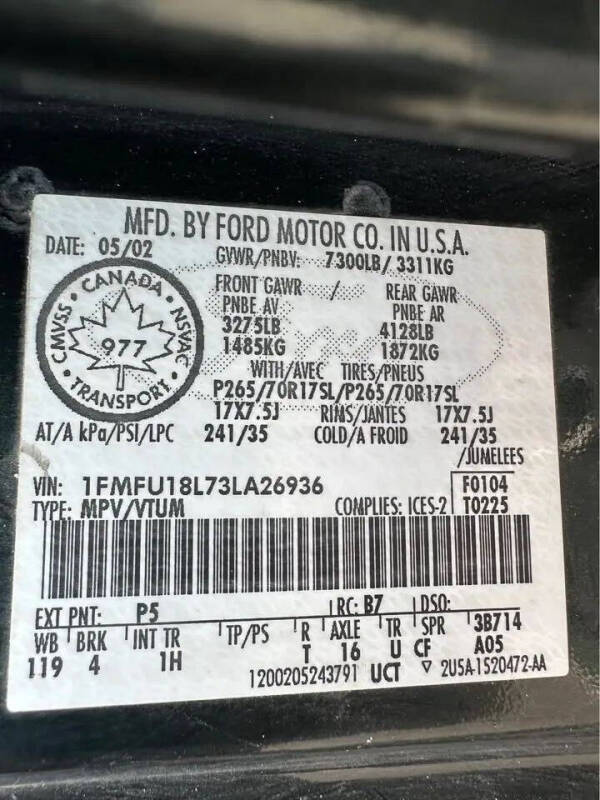2003 Ford Expedition Eddie Bauer