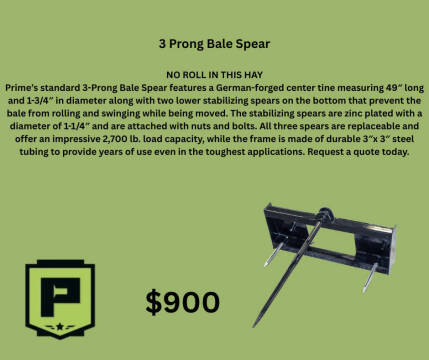 2025 PRIME 3 Prong Bale Spear