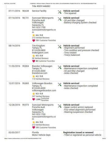 2004 Volkswagen Phaeton Premiere Edition W12