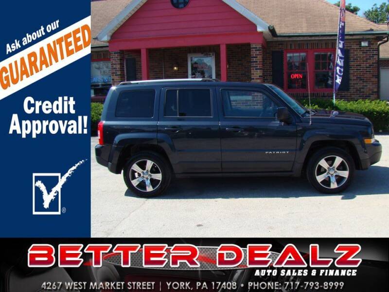 2016 Jeep Patriot for sale at Better Dealz Auto Sales & Finance in York PA
