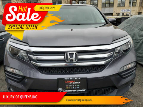 2018 Honda Pilot for sale at LUXURY OF QUEENS,INC in Long Island City NY