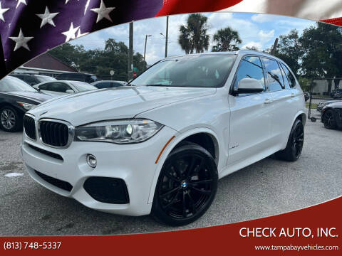 2018 BMW X5 for sale at CHECK AUTO, INC. in Tampa FL