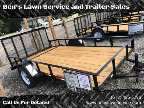 2018 Trailer Express 12' Non Tilt for sale at Ben's Lawn Service and Trailer Sales in Benton IL