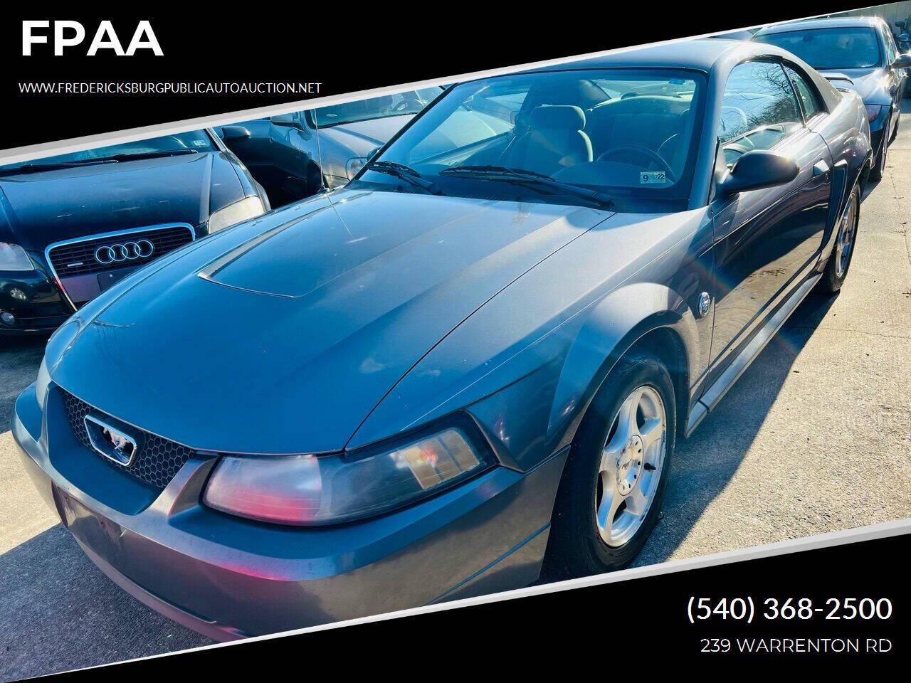 Dk. Gray 2004 Ford Mustang Base 2dr Fastback 1