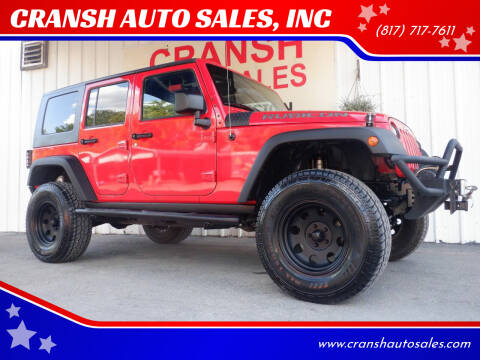 2008 Jeep Wrangler Unlimited for sale at CRANSH AUTO SALES, INC in Arlington TX
