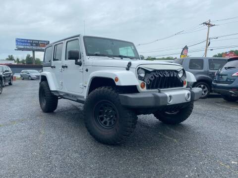 2013 Jeep Wrangler Unlimited for sale at Mass Motors LLC in Worcester MA